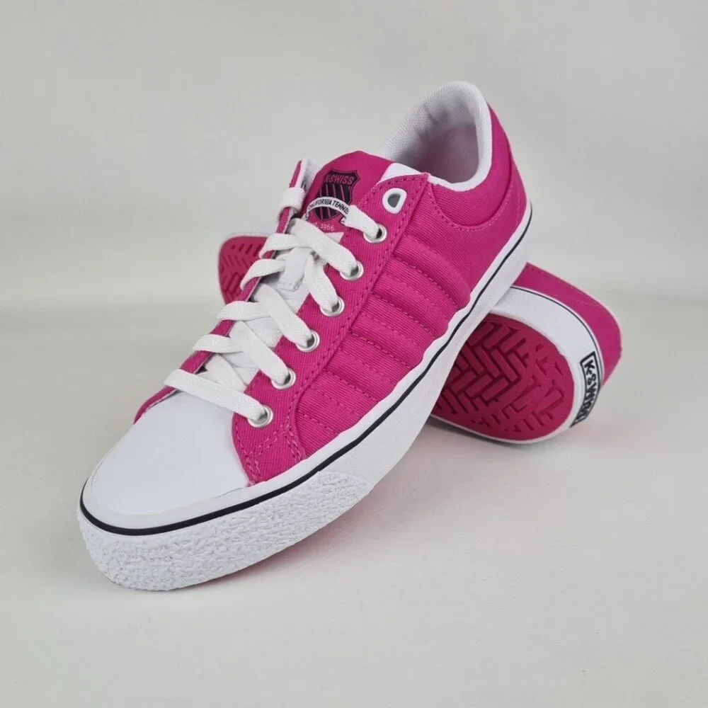 K-Swiss Adcourt CVS-L VNZ Training Sport Fuchsis Womens Shoes - Picture 6 of 8